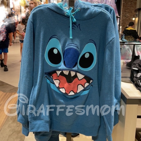 Disney Parks Stitch Pullover Hoodie 